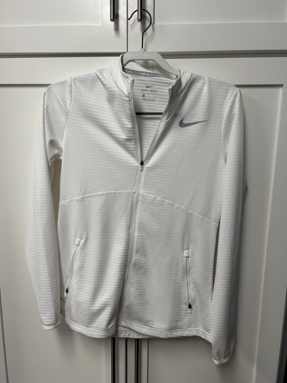 Nike women’s golf  White Performance Dri-FIT Full-Zip Jacket